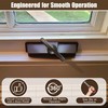 Avenuebool 4 Pack Universal Tee Crank Casement Window Handles, Low
