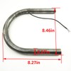 TADAFA Retro Motorcycle Seat Frame Hoop Flat Loop with LED