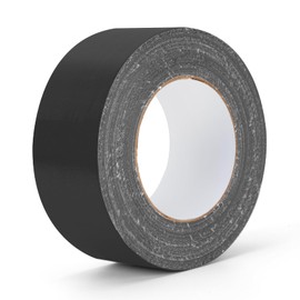Black Duct Tape Heavy Duty Waterproof, 40 Yards X 2 Inch, 9 Mils Thickness Strong Adhesive Sticky, No Residue, Easy Tear by Hand for Home Repairs Indoor Outdoor Crafts Packing HVAC and Construction
