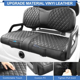 RIZINKART,Yamaha G29 Golf Cart Seat Covers - Enhanced PVC, Easy Installation, Durable, Golf Cart Seat Covers Fit Yamaha G29 Drive 2007-2016