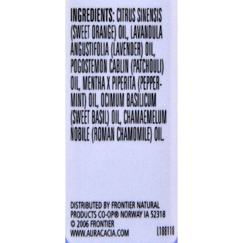 Aura Cacia Chill Pill Essential Oil Blend | GC/MS Tested