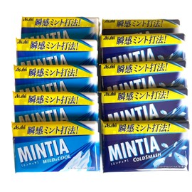 10 Mintia Assortment flavors Japanese Mint Tablet Candy (5 Wild and Cool 5 Cold Smash)