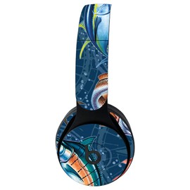 MightySkins Skin for Beats Solo Pro Wireless Headphones - Saltwater Compass | Protective, Durable, and Unique Vinyl Decal wrap Cover | Easy to Apply, Remove, and Change Styles | Made in The USA