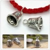Sewroro Vintage Tin Bells Tibetan Silver Bells Antique Bell Pendants