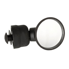 M-Wave Fahrradspiegel SPY MICRO, 3D verstellbarer Konvexspiegel, werkzeuglos montierbar, schwarz