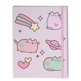 Gund Pusheen The Cat Pastel Notebook Journal, Purple