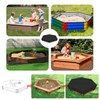 LAMUNI Sandbox Cover Hexagonal Sandpit Cover Waterproof Sand Box Cover