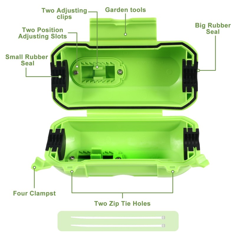 [4-Pack] Outdoor Extension Cord Covers，Waterproof Box and Cord safety housing,