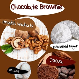 Crazy Go Nuts Walnut Butter Chocolate Brownie - Walnut Spread, Keto, Vegan, Low Carb, Gluten Free, Superfood-Natural, Non-GMO, ALA, Omega 3 Fatty Acids, Good Fats and Antioxidants - 9 Oz, 3-Pack