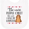 inktastic Hamster Funny Childs Outfit Newborn Bib White 3e167