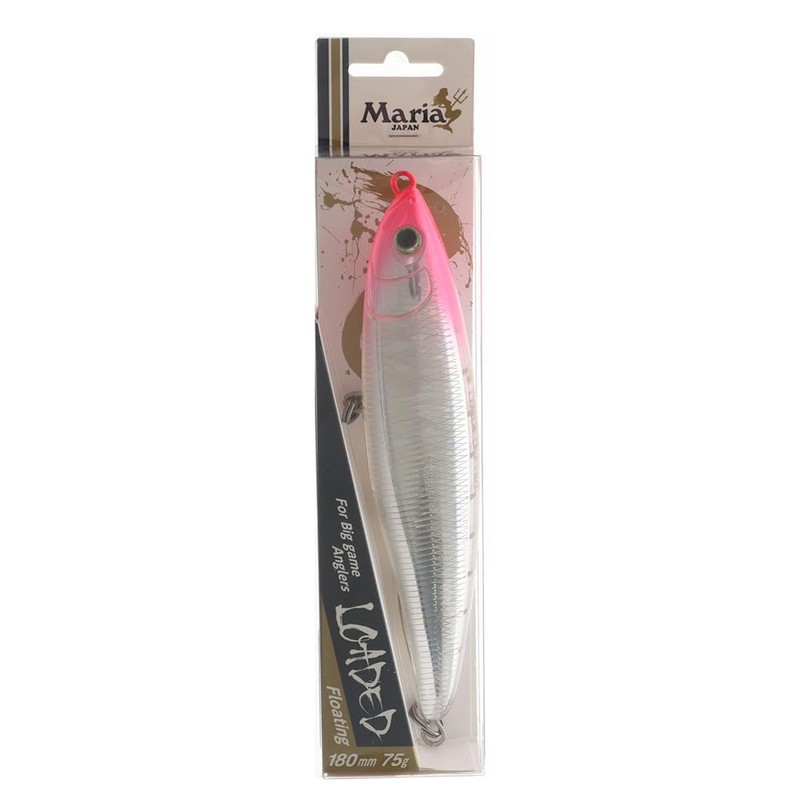 Maria Pencil Bait Loaded F180 180mm 75g Sight Pinky B37H