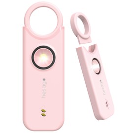 SnapSiren Taschenalarm: 135dB Selbstverteidigung Sirene für Frauen mit Schlüsselanhänger & Tür-Alarm - Persönlicher Schutz unterwegs und zuhause (rosa)