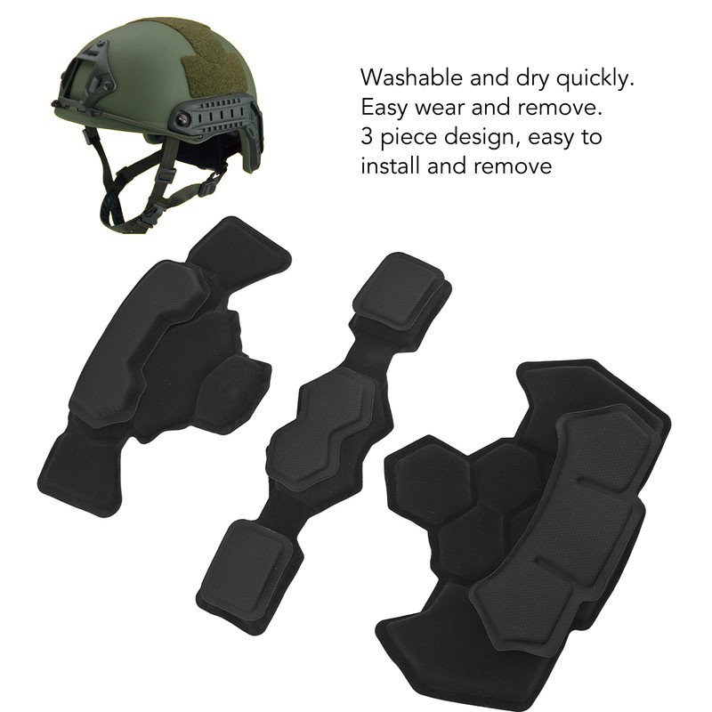 Helmet Padding Kit Memory Foam Pad Protective Mat Universal Motorcycle