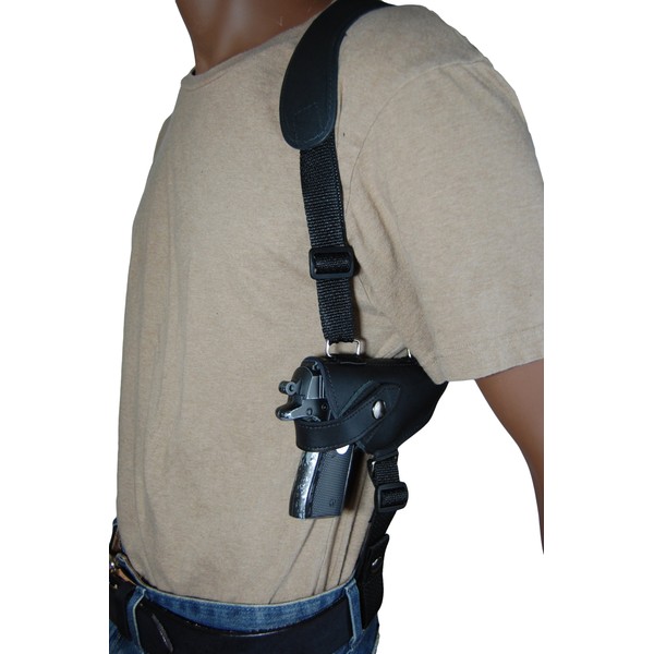 Barsony New Black Leather Shoulder Holster for Walther PP PPK
