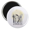 CafePress Zombies Magnets 2.25" Round Magnet, Refrigerator Magnet