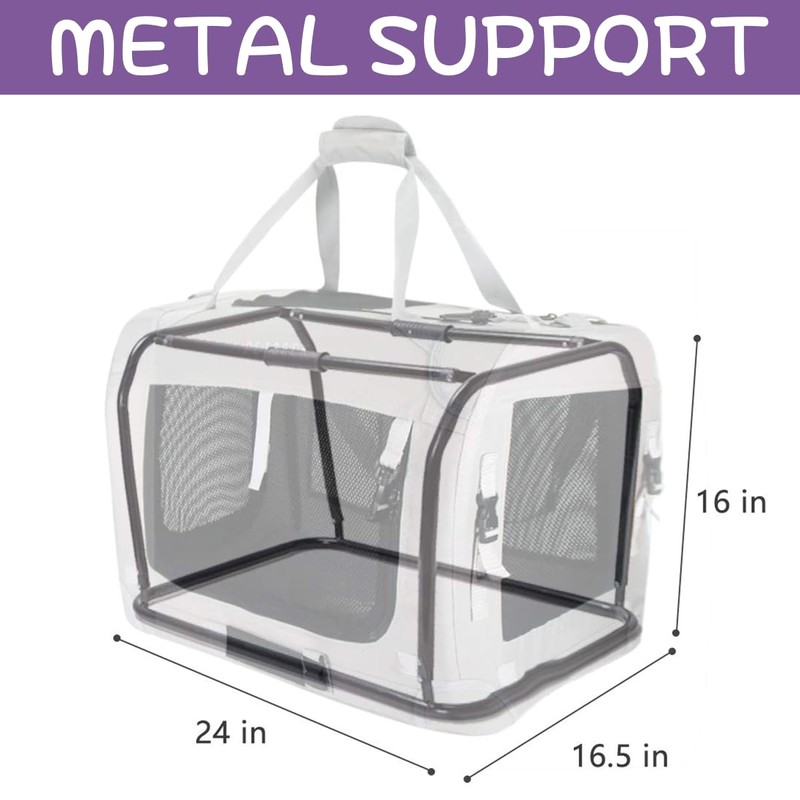Petseek Extra Large Cat Carrier Soft Sided, Portable Small Dog