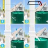 KMJETNIVY Rainwater Collection System,for 2"X3"Downspout Diverter with Adjustable Collection Capacity,