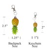 The Acrylic Place Upside Down Pineapple Keychain Gift Charm Accessories