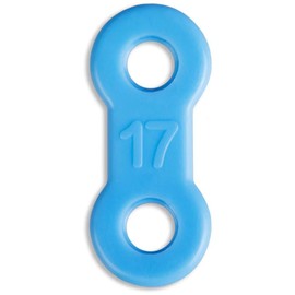 25 Pack: Replacement Straps for EMA Anti-Snoring Appliance, EMA Replacement Elastic Strap, Snore Guard Bands, Compatible with Myerson EMA Snore Appliance (Blue (Firm), 17mm)