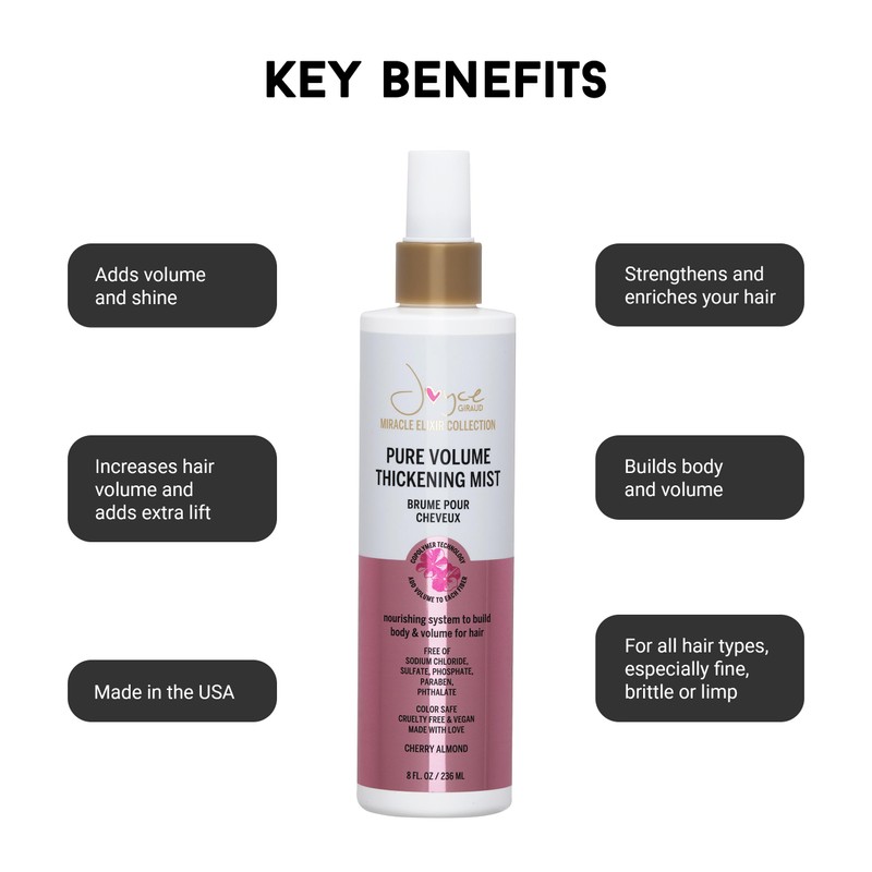Miracle Elixir Collection Joyce Giraud Volumizing & Thickening Mist, Adds