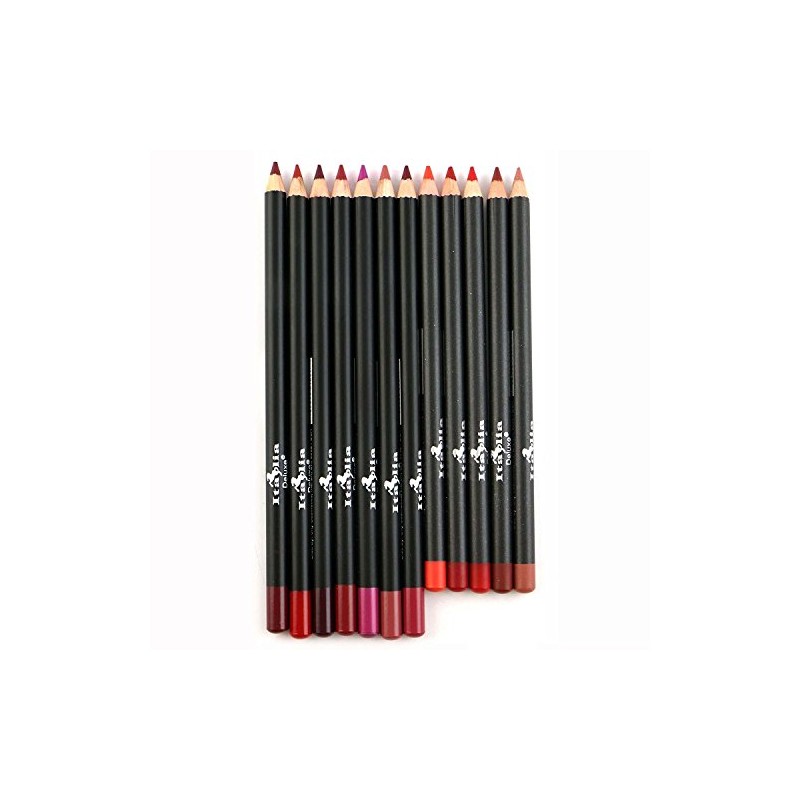 ITALIA DELUXE - Set de 12 Delineadores Labiales - Colores