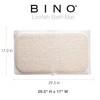 BINO | Loofah Non-Slip Bath Mat for Tub - Ivory