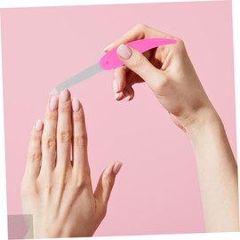 VICASKY 6Pcs Dual Sided Nail Files Portable Ox Horn Nail Trimming Tools for Home Use Compact and Design for Easy Travel Versatile