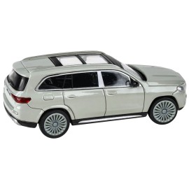 DCD Mercedes-Maybach GLS 600 Nardo Gray with Sunroof 1/64 Diecast Model Car by Paragon Models