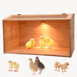 Brooder Box for Chicks, Chicken Brooder Box, Poultry Brooder with Heaters, Chick Brooder for Baby Chicks, Ducks, Quail Birds