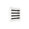 12x8 Modern Design AC Grille - Aluminum White - Air