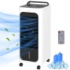 Remote Timer Oscillating Air Cooler with Ice Packs Water Humidifier