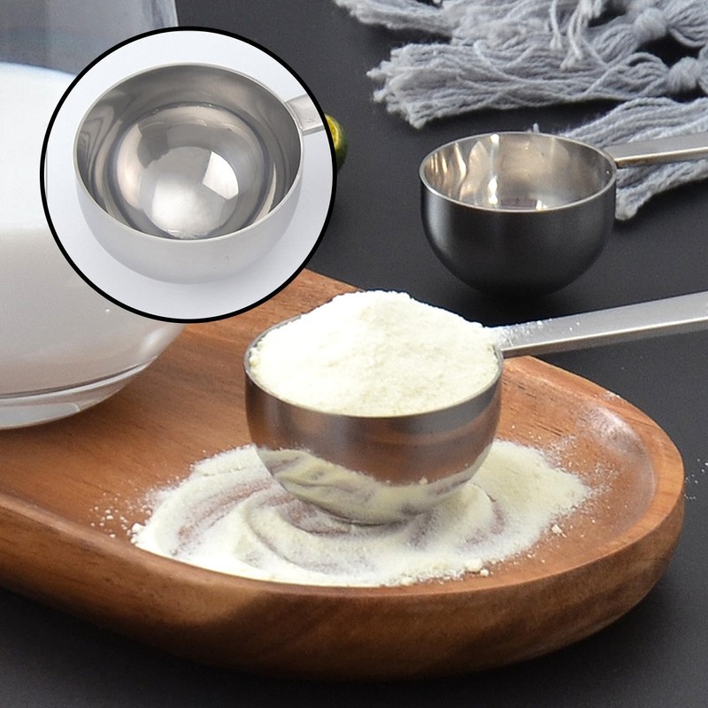 2 Pcs Tablespoon Measuring Spoon,15ml Coffee Spoon Long Handle Table