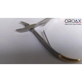 OROAX Alicates de corte de alambre duro de alta resistencia TC 12,5 cm para uso distal