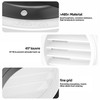 6-inch ABS Vent Cover, White Round Soffit Exhaust Cover Louver