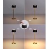 DAWALIGHT Cordless Lamp 4000mAh Rechargeable tbale lamp LED Desk Lamp