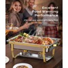 Chafing Dishes for Buffet 2 Pack, 9QT [Elegant Gold and