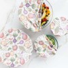 4MyEarth Reusable Cotton Food Cover - Set of 4, Leaf