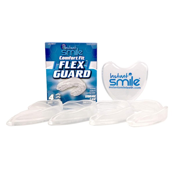 Instant Smile Comfort Fit Flex Guard Quad Pack, maßgeschneiderte Passform & strapazierfähig.