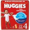 Huggies Size 4 Diapers, Little Snugglers Baby Diapers, Size 4