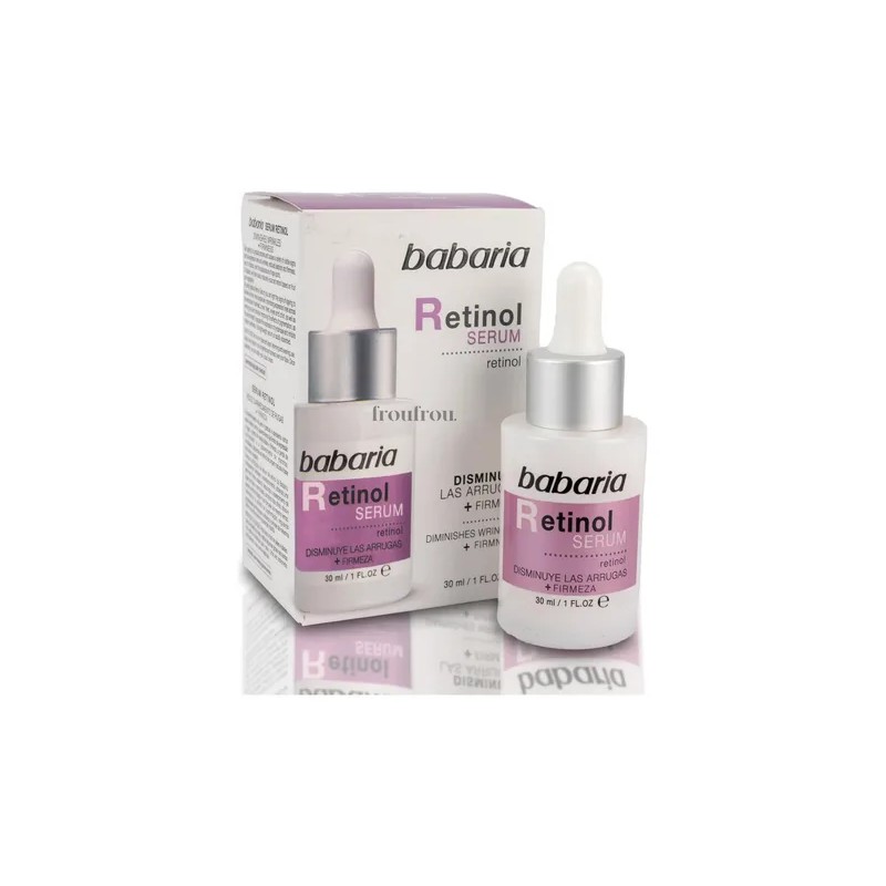 Babaria Sérum Facial Retinol Vegano Antiarrugas, Apto para Todo Tipo