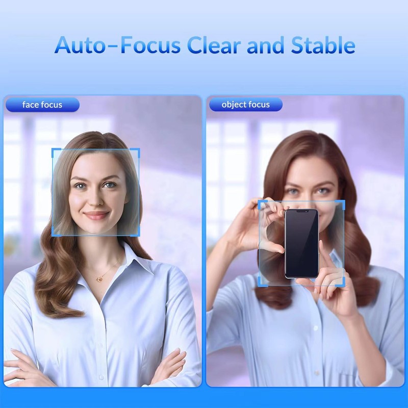 NEWORK 4K Webcam for PC with Auto-Focus, Dual Noise-Cancelling Microphones,