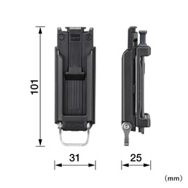 Tajima Safety System, For Cef-Holder Body Belts, Resin, Slim Type SF-SHLD, Slim Type That Does Not Suffer From Mounting Locations, Top Button System That Does Not Cling To The Left or Right Side