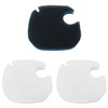 ZZLZX 3PCS Replacement Canister Filter Pads One Black and Two