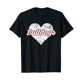New Albany Bulldogs Over Heart T-Shirt