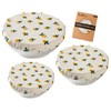 Reusable Bowl Covers for Bread Proofing Baking Embroidered Daisy Linen