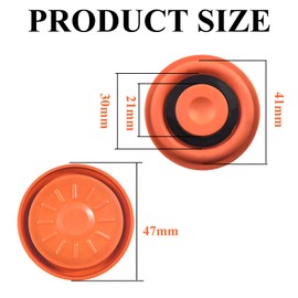 Raheem 0248S0 9688939180 5Pcs PCV Valve Cover Engine with Membrane Replacement for Peugeot 3008 1.6HDI 2009‑2016 Citroen C4 DS3 DS5 B78 M3 M4 Jumpy III ABS Plastic and Metal Engine PCV Valve Cover