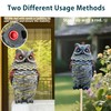 Owls to Keep Birds Away, Solar Owl Decoys to Scare