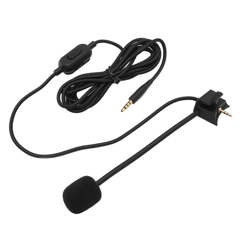 Cantilever Microphone Cable Earphone Audio Cable with Volume Control Mute