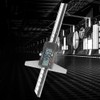 Depth Gauge, High Accuracy Stainless Steel Digital Depth Vernier Caliper