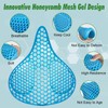 Zacro Wide Bike Seat Cushion - Honeycomb Gel Bike Seat